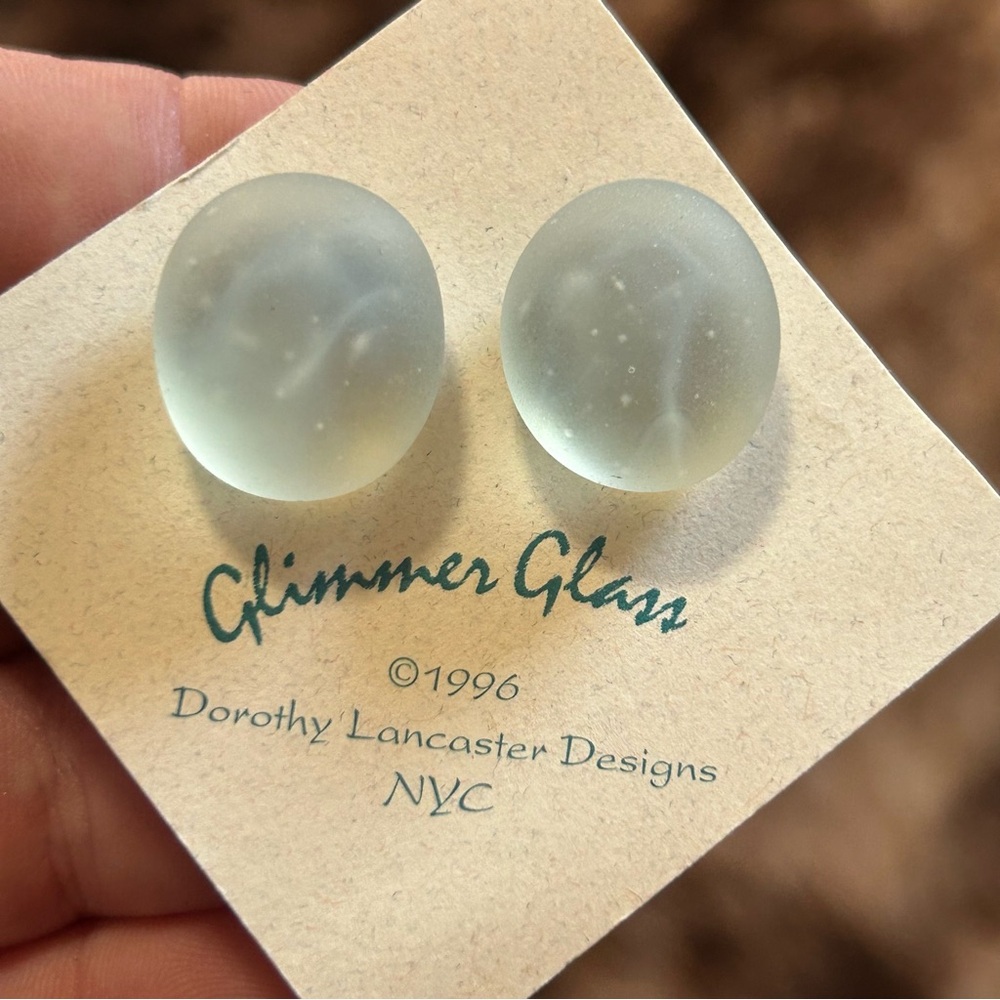Vintage 90s Glimmer Glass by Dorothy Lancaster Designs NYC